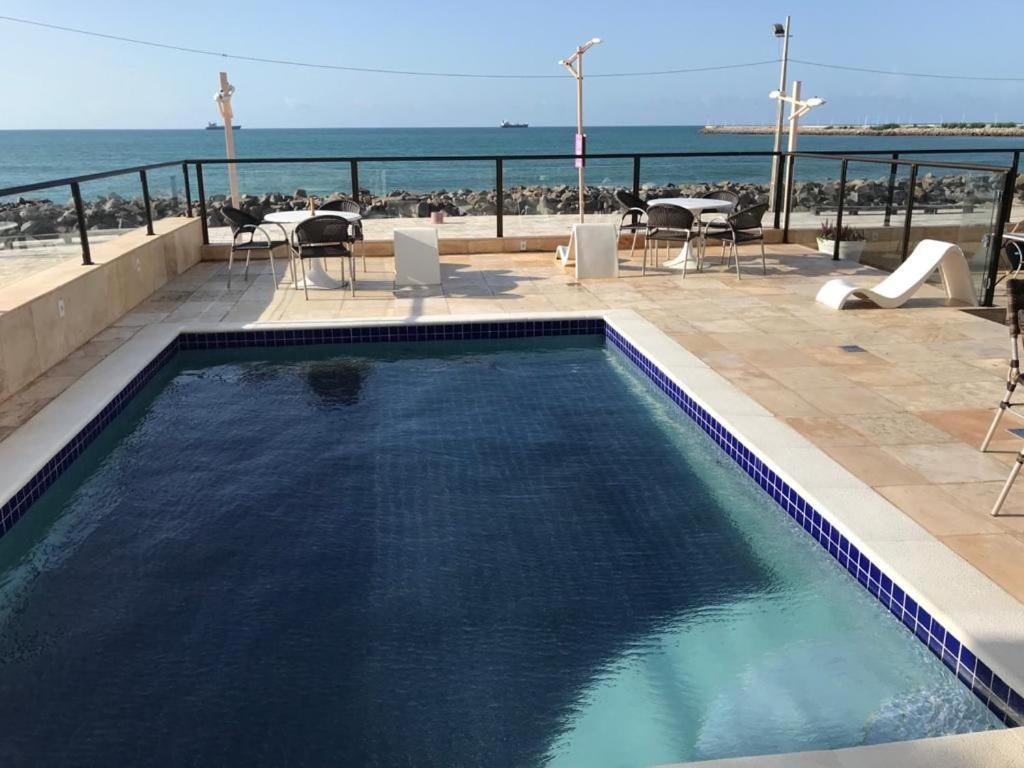 804 Lindo Flat mobiliado com vista lateral mar na Praia de Iracema Apartamento Fortaleza  Exterior foto